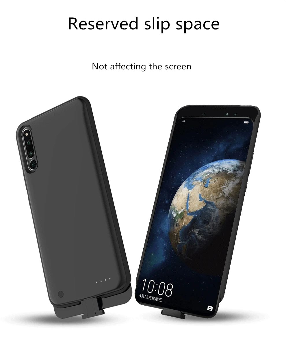 6500 мАч запасной аккумулятор Перезаряжаемый чехол для huawei Honor magic 2 power Bank пакет чехол зарядное устройство чехол для телефона для Honor magic2