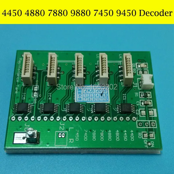 Новый декодер для чип карты принтера Epson Stylus PRO 9450 4880 7450 9880|chip decoder|decoder epsonepson stylus pro |