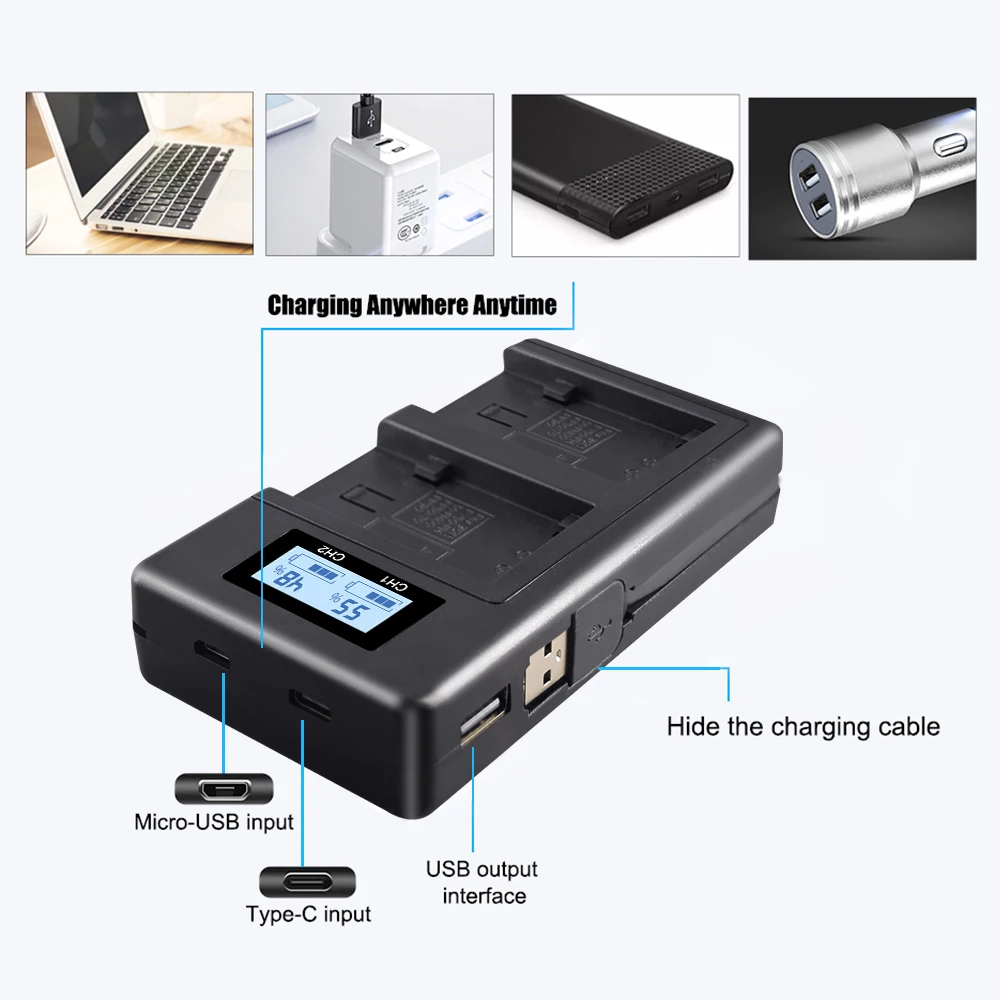 PALO NP FV100 NPFV100 LCD USB зарядное устройство для SONY FV30 FV50 FV70 SX83E SX63E FDR AX100E|Зарядные