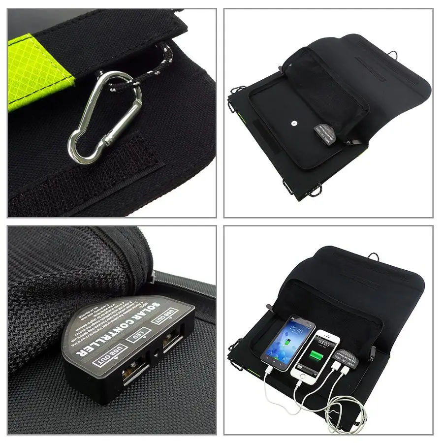 AllPowers высокоэффективное Оригинальное портативное двойное USB зарядное устройство