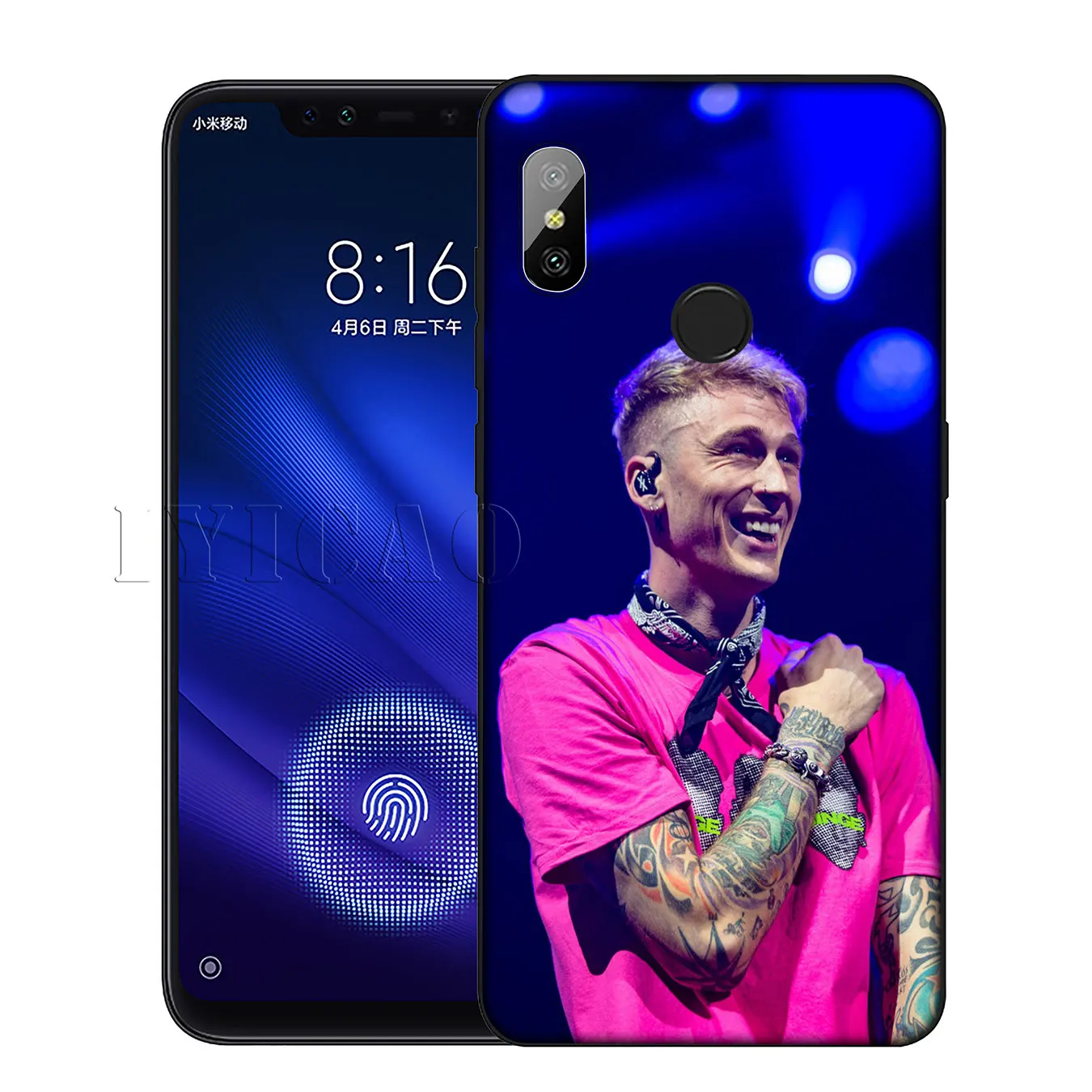 IYICAO пулемет Келли силиконовый мягкий чехол для Xiaomi Redmi 6A 5A Note 7 4X5 Plus 6 Pro черный из