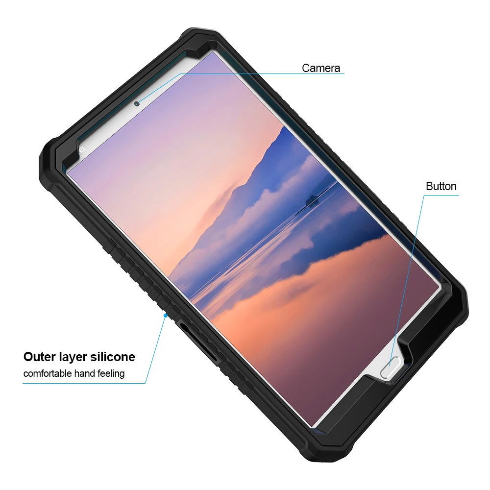 Силиконовый противоударный чехол для планшета Huawei MediaPad M5 8 4 дюйма Прочный
