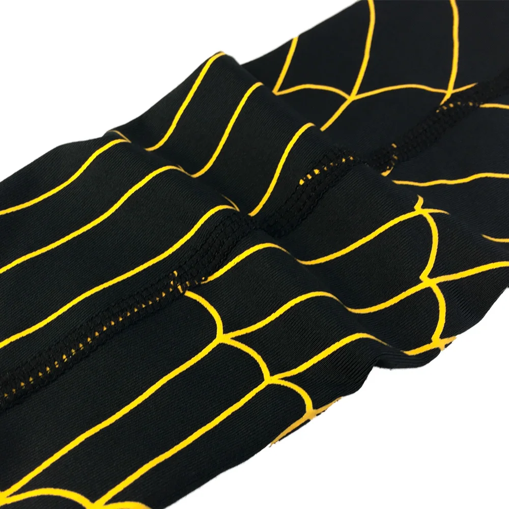 Фиксатор Поддержка Рукав паук веб шаблон спортивная защита Защитное снаряжение