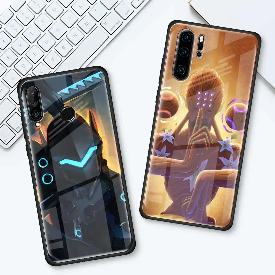 Чехол из закаленного стекла Overwatch ow Game для huawei P30 Pro P10 P20 P30 Lite mate 10 20 Pro Honor 20 Pro 8X чехол s
