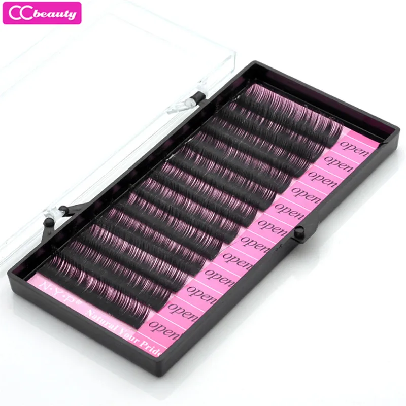 CCbeauty горячий стиль 12 шт. Индивидуальные Накладные ресницы Расширения толщиной 10