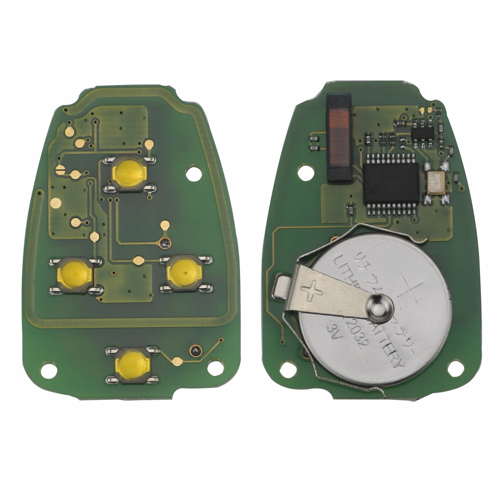Jingyuqin KOBDT04A 315mhz 4 BTNS дистанционный Автомобильный ключ для dodge chrysler jeep Dakota Durango Charger 300