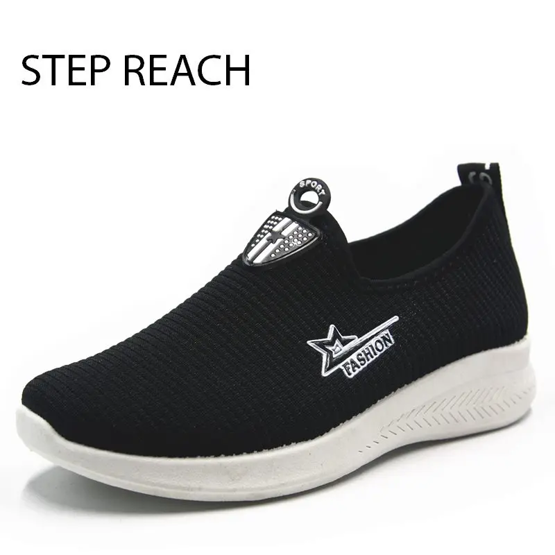 Stepreach Брендовая обувь женская на плоской подошве женские Chaussures Femme Sapato Feminino tenis