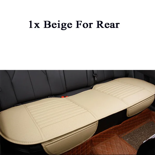 ZDPARTS, 4 цвета, кожа, авто стиль, подушка, чехлы для сидений, Накладка для Mercedes Benz W203 W204 211 AMG Smart Starline A93 Citroen C4 C5 - Название цвета: beige 1 rear back