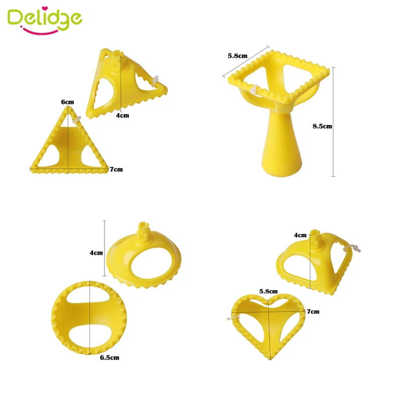 Delidge 4 шт./компл. формы для пельменей пищевой пластик инструмент клецки кухонный