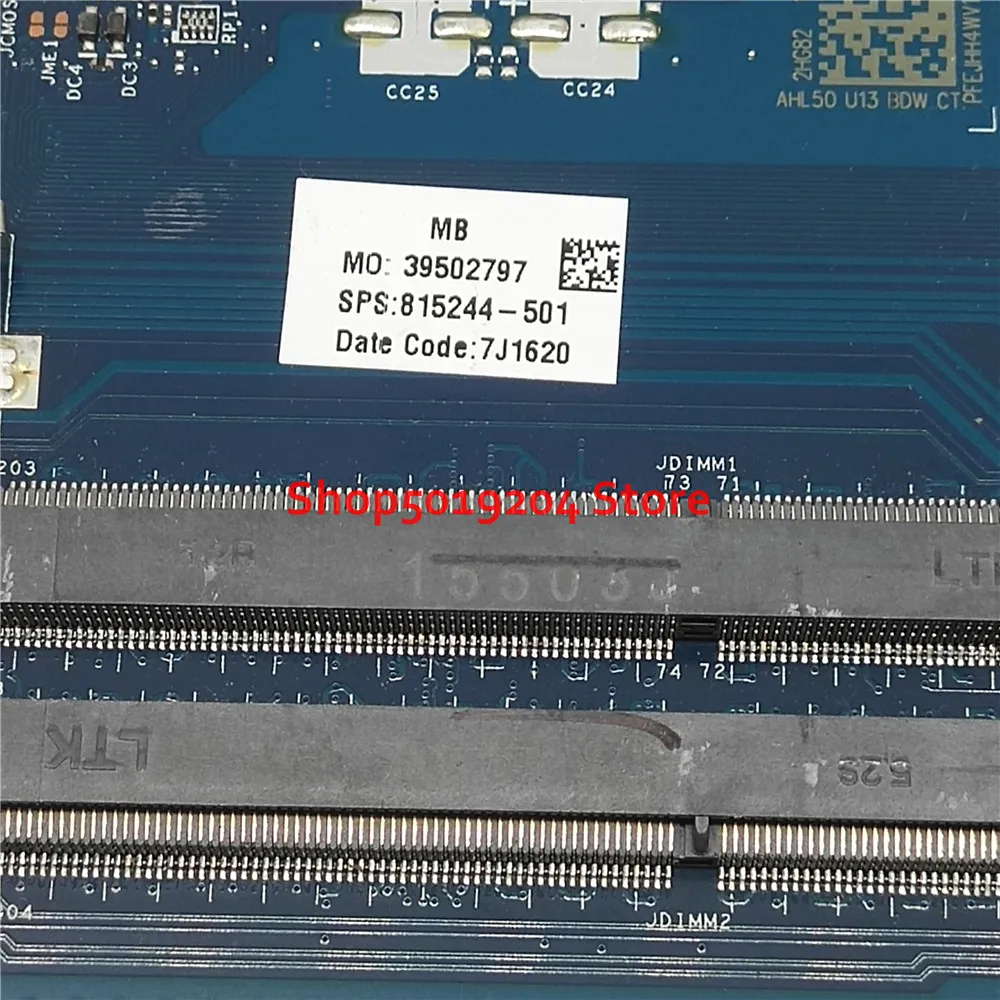 Материнская плата 816811 501 AHL50/ABL52 для ноутбука HP 15AC 15 AC 15T материнская со стандартным