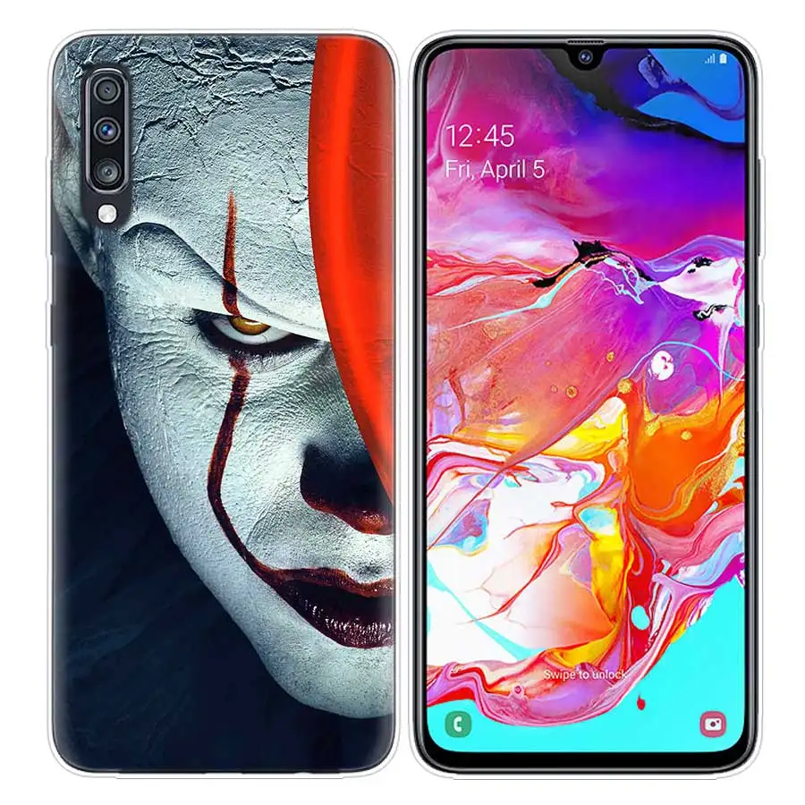 S03 Клоун Джокер установлены на заднюю панель телефона чехол для samsung Galaxy S10E S10 плюс A50 A30 A70 A40 A40S A10 A10E A20 A60 A80 A90 A20E крышка - Цвет: S03