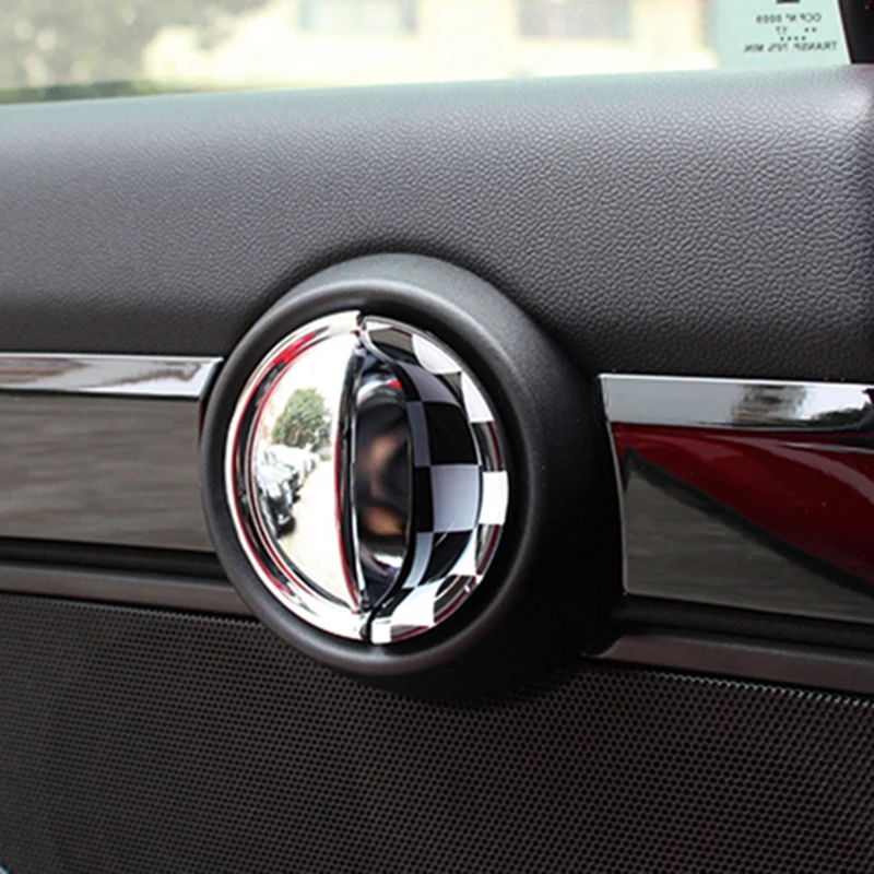 2 шт. интерьер передней двери ручка Корпус Декор ПК наклейка Shell Обложка для MINI Cooper