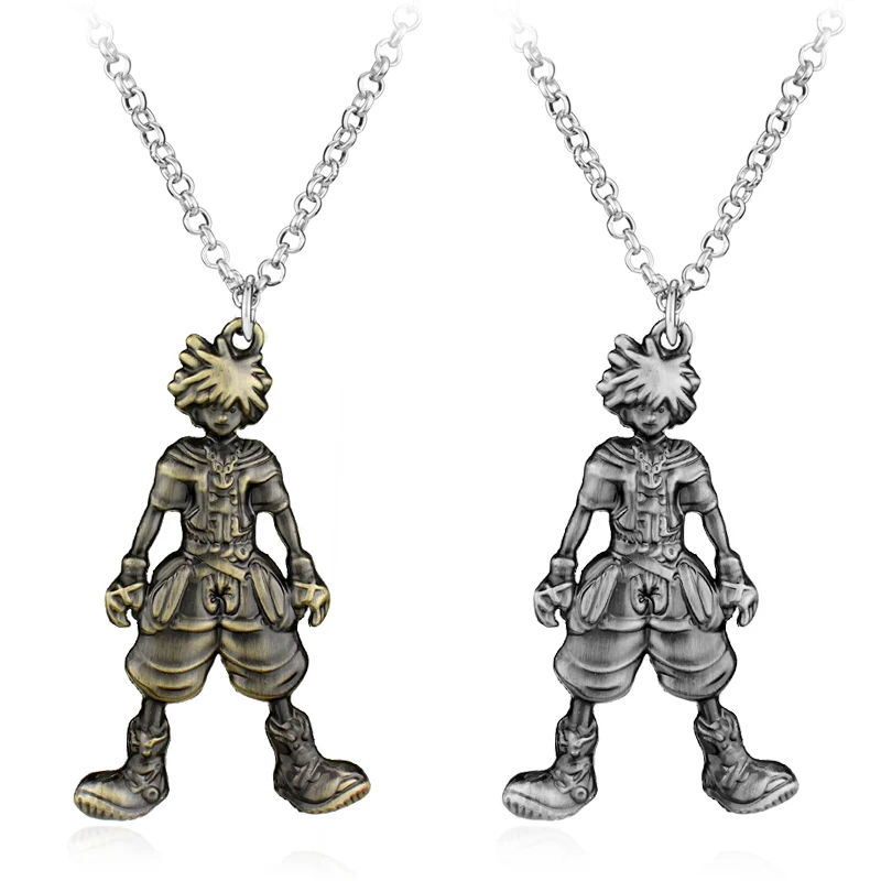 Ожерелье Kingdom Hearts аниме ювелирные изделия ожерелья с подвесками для мужчин и