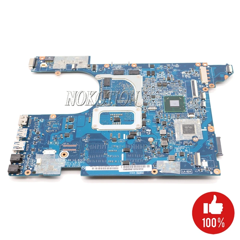 NOKOTION CN-0RDH49 0RDH49 RDH49 для Dell Vostro 3560 V356 Материнская плата ноутбука QCL00 LA-8241P материнская плата HM76 HD7600M 1 Гб