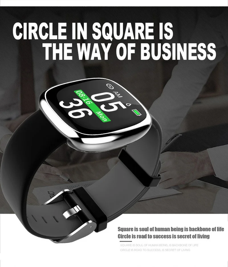 Пульсометр монитор Smartband трекер активности Водонепроницаемый умный браслет