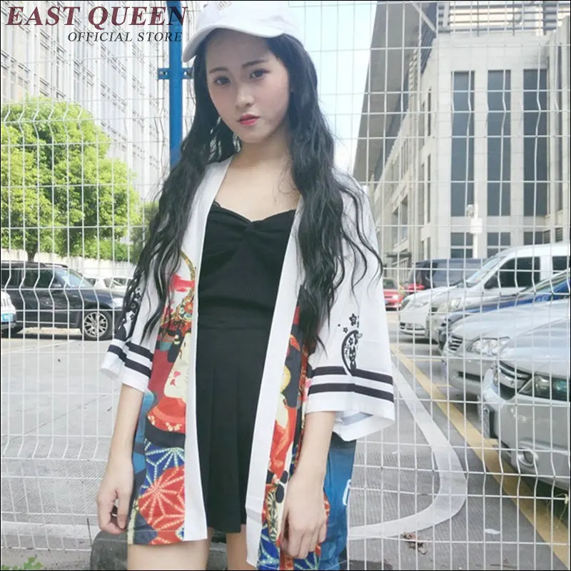 Японское кимоно для женщин традиционное юката короткое сексуальное черное с