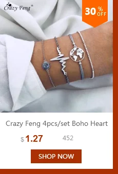 Crazy Feng(Лея фенг) 3 шт./компл. в богемном стиле новая обувь ручной работы, многослойное строка веревочный браслет Треугольники круглые браслеты из бусин комплект индийских ювелирных изделий