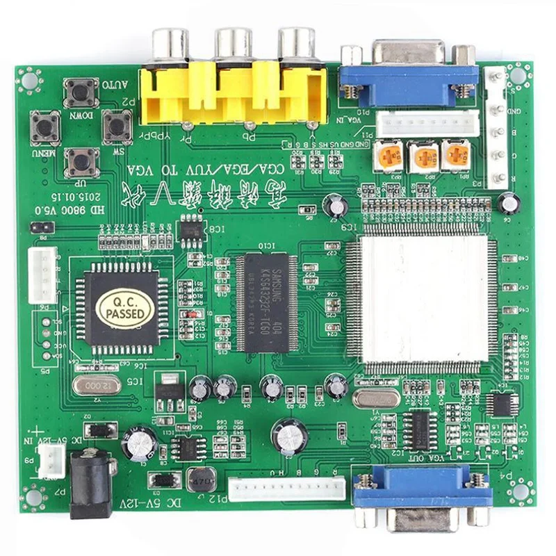 Новый Cga Ega Rgb в Vga Hd игровой видео конвертер плата 1 выход игры преобразования Gbs8200