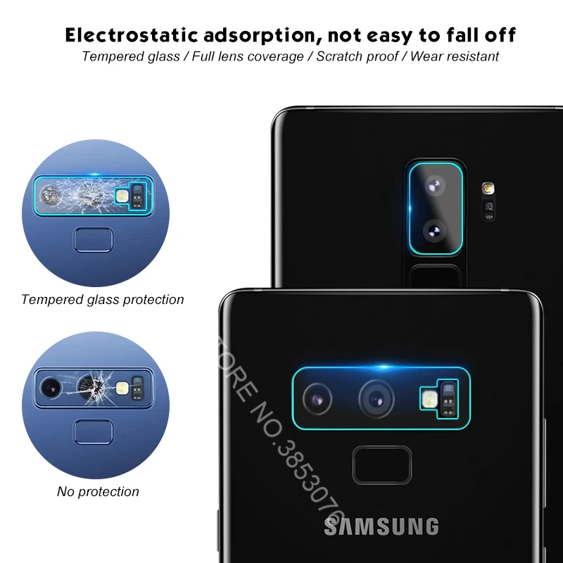 Закаленное защитное стекло для объектива камеры Samsung Galaxy A8 Plus 2018 A6S S8 S9 Note 9 8 2