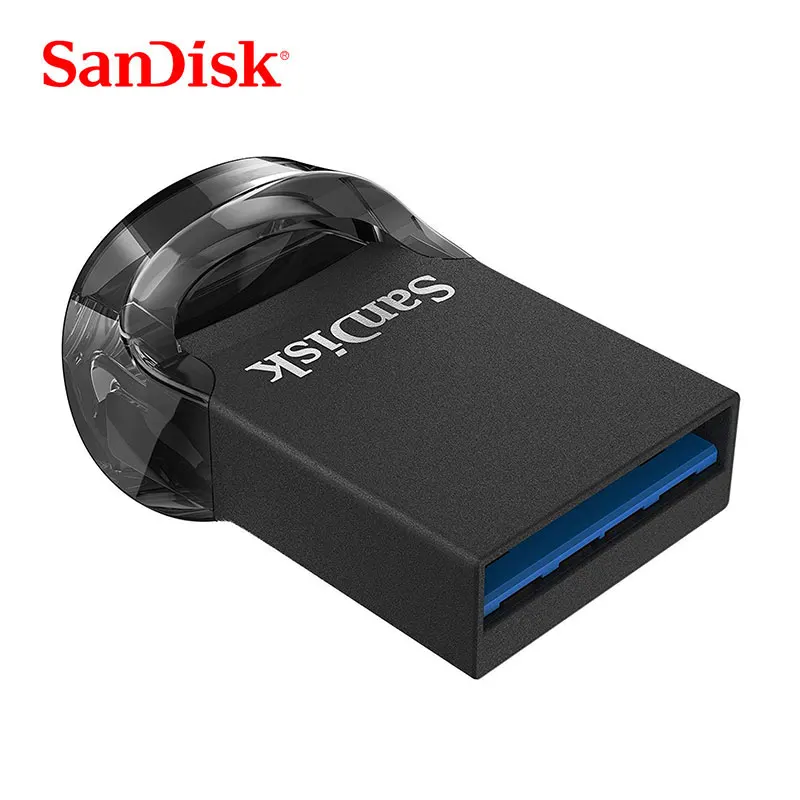 Двойной Флеш-накопитель SanDisk Ultra Fit USB 3,1 флеш-накопитель 32 ГБ флэш-накопитель 64Гб флеш-накопитель 128 ГБ 256 130 МБ/с. 16 Гб мини U диск для ПК/Тетрадь