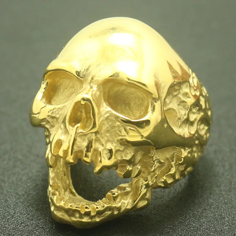 Крутой демон из нержавеющей стали 316L для полировки фотографий|skull ring|316l stainless