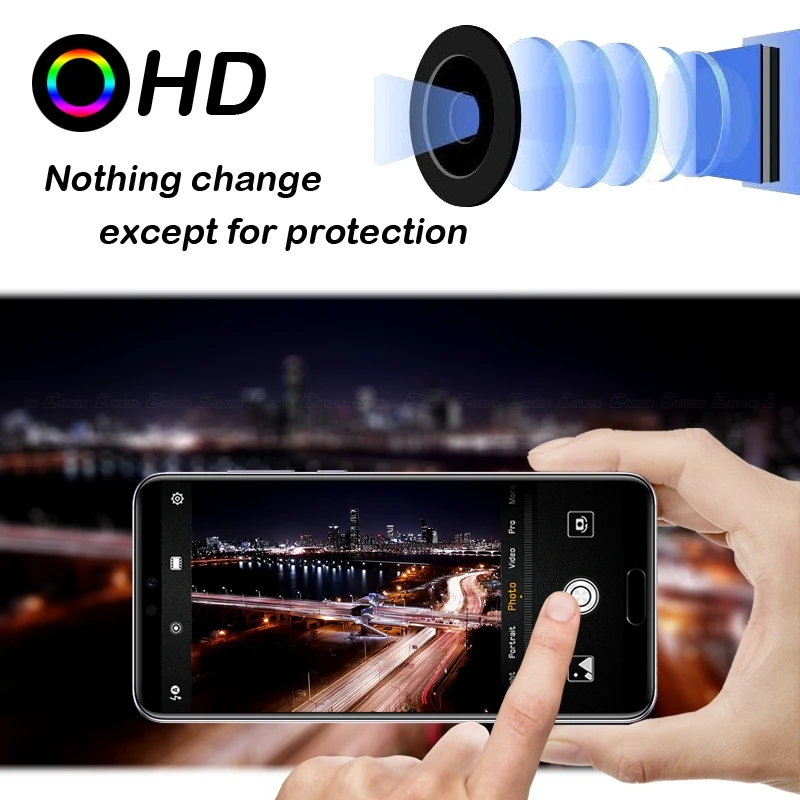 Защитное стекло 9H для задней камеры закаленное Huawei Honor Note Mate 20 Lite Pro P20 Nova 4 4e 3 3I