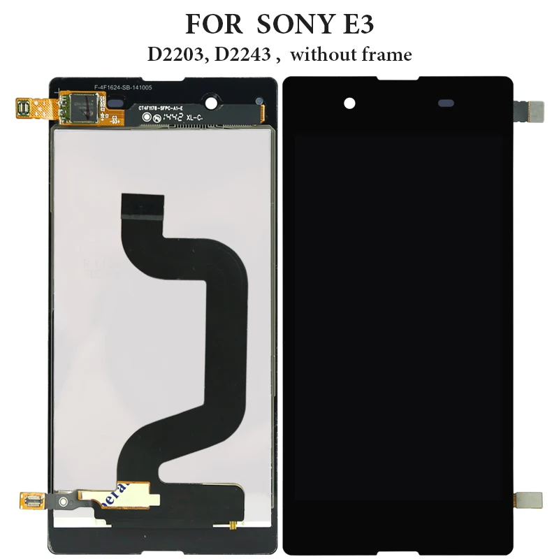 Для Sony Xperia E5 f3311 f3313 ЖК кодирующий преобразователь сенсорного экрана в сборе для E3