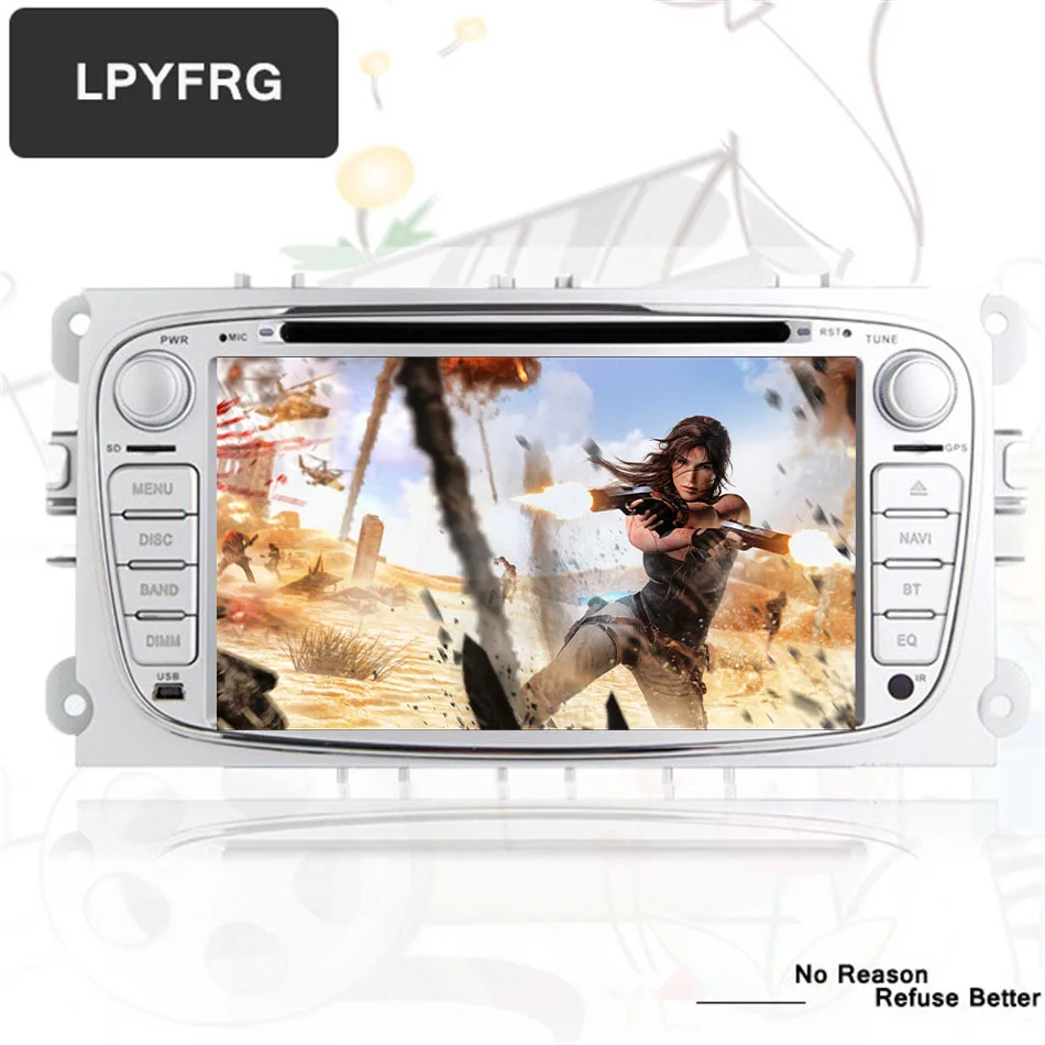 Android 10 0 Восьмиядерный 2 Din 7 "автомобильный dvd плеер для FORD/ focus MONDEO/S MAX/подключение