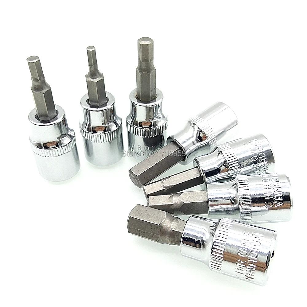 Отвертка ударная шестигранная 3/8 дюйма 7 шт./комплект|tool tool|set piecescrewdriver socket set |