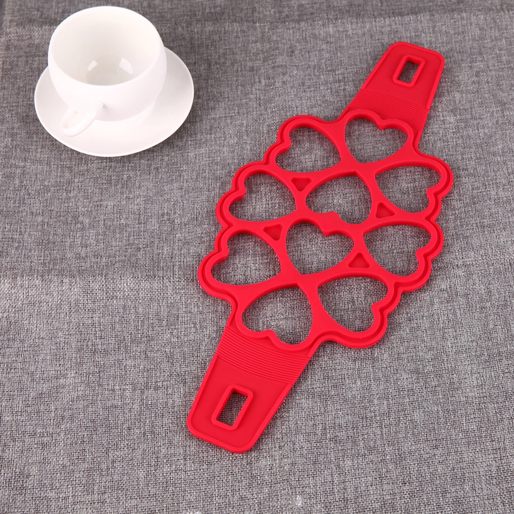10 отверстий антипригарная блинница силиконовая форма для жарки яиц в форме