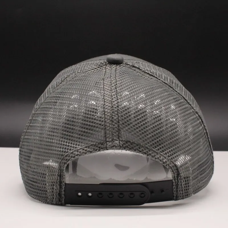 От комаров verano hombres moda oso bordado Hip Hop sombrero mujeres al aire libre de algodón transpirable hueso camionero Gorras