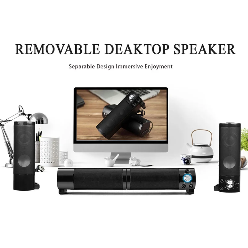Smalody звук динамик в виде бруска портативный HiFi смартфон для настольного