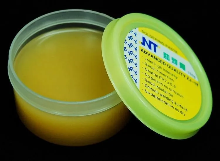 Паста для флюсовой пайки NT ZJ-18 150 г желтая паста Advance качество паста для флюсовой пайки высокая интенсивность бесплатно канифоль