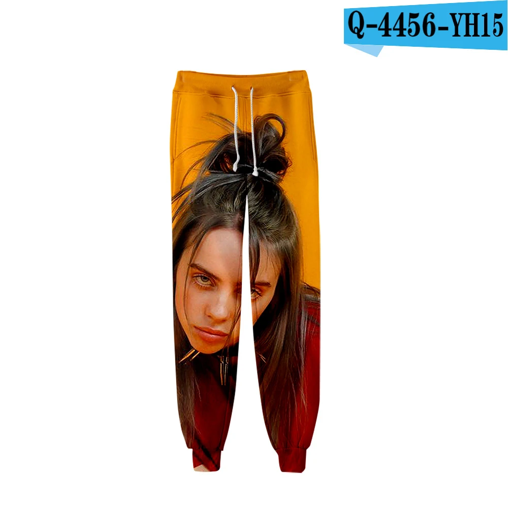Frdun Tommee 3D Billie Eilish брюки с принтом повседневные весенние повседневные штаны для бега женские и мужские брюки тонкие крутые горячая Распродажа брюки 4XL - Цвет: Хаки