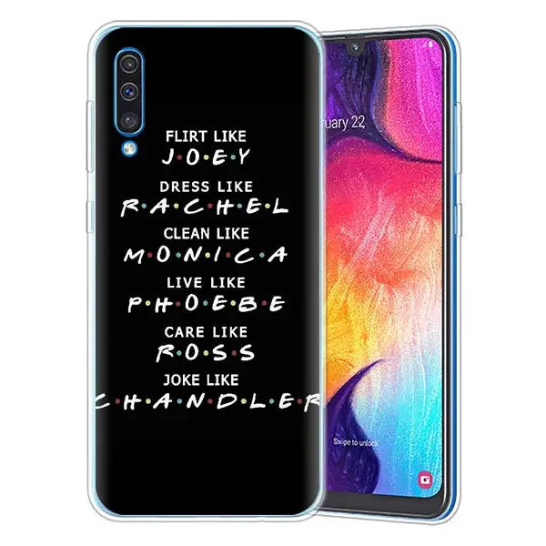 Друзей ТВ двери силиконовый чехол для samsung Galaxy A71 A51 A90 5G A50 A70 A40 A20e A10 A30 A80 A6 A8 плюс A7 A9 силиконовый чехол - Цвет: 15