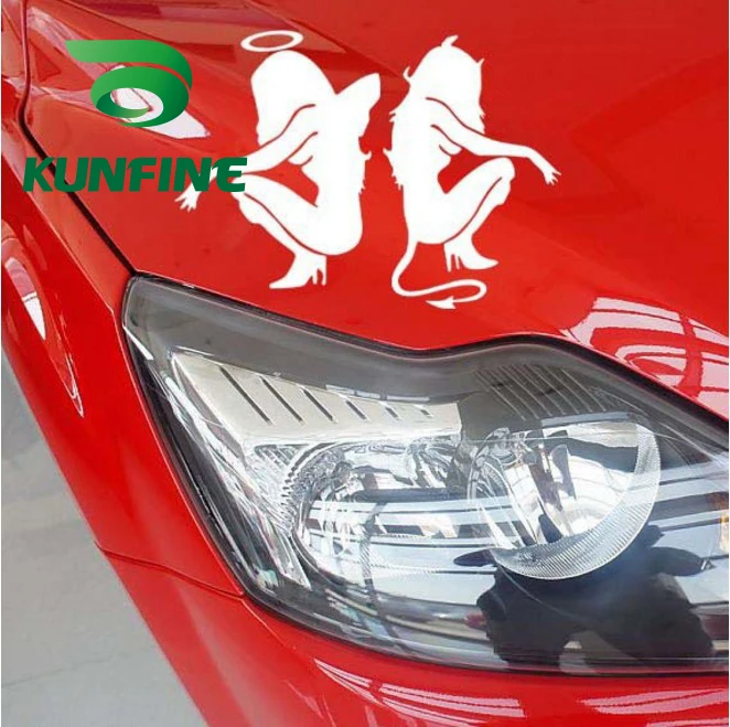 Автомобильный Стайлинг KUNFINE красивая Автомобильная наклейка Виниловая