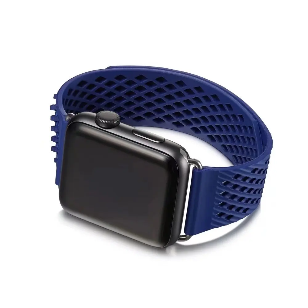 Спортивный сменный Браслет для часов apple watch series 1 2 ремешок iWatch мягкий силиконовый
