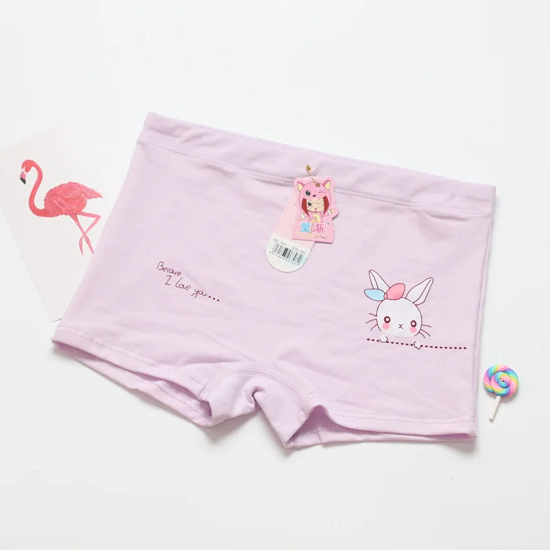10 шт./лот детские трусики с рисунком для подростков нижнее белье маленьких