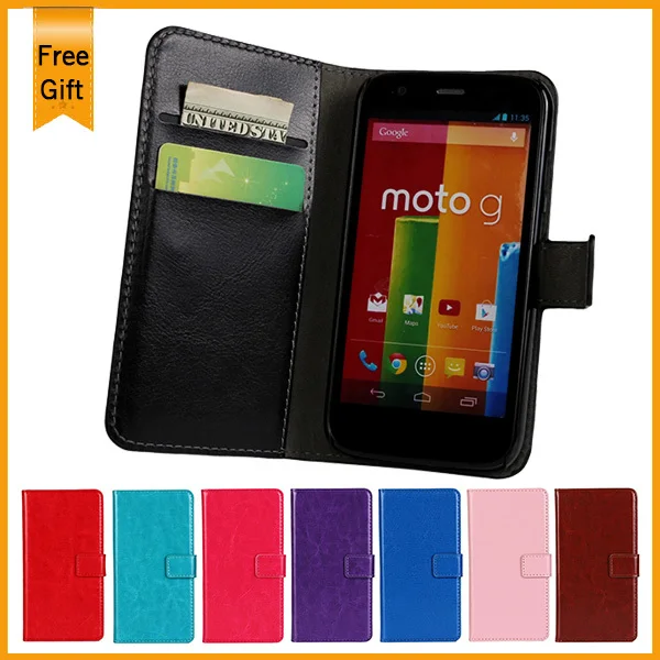 Роскошный чехол из искусственной кожи с защелкой для Motorola Moto G XT1028 xt1032 подставка