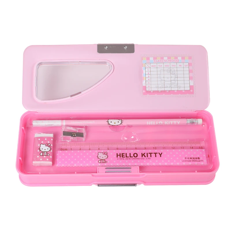 Hello cat PVC kawaii пенал Канцелярский набор для девочки | Канцтовары офиса и дома