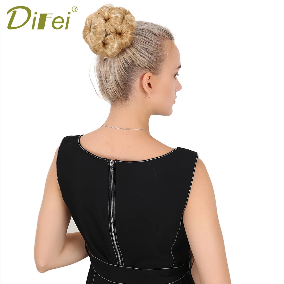 DIFEI Для женщин Chignon волос Bun пончик клип в шиньон расширения