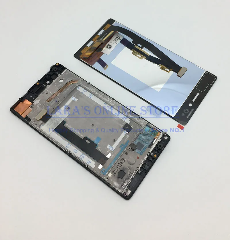 Полный ЖК-дисплей + сенсорный экран дигитайзер в сборе с рамкой для Lenovo VIBE Shot MAX Z90