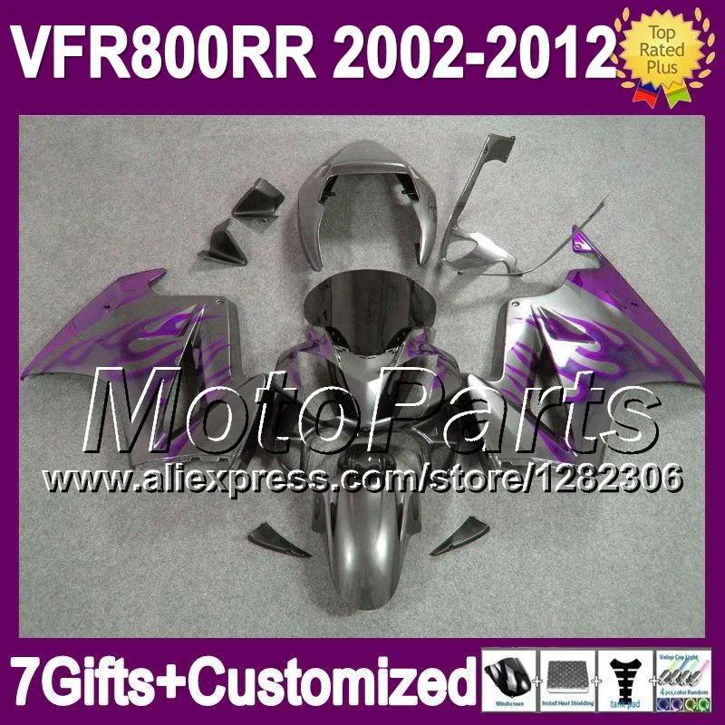 Фиолетовый 7 подарки для HONDA VFR800 02 03 04 05 06 * 61171 VFR800RR 12 VFR 800 RR 2002 2003 2004 2005 2006 зализа