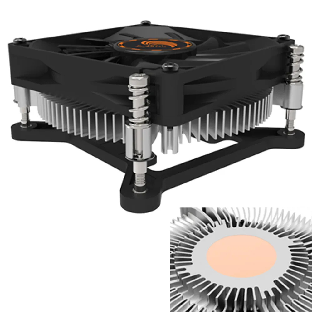 Кулер охлаждения процессора вентилятор лопасть радиатора для Intel LGA INTEL LGA1155/1156(I3/I5) полезные 17Otc24