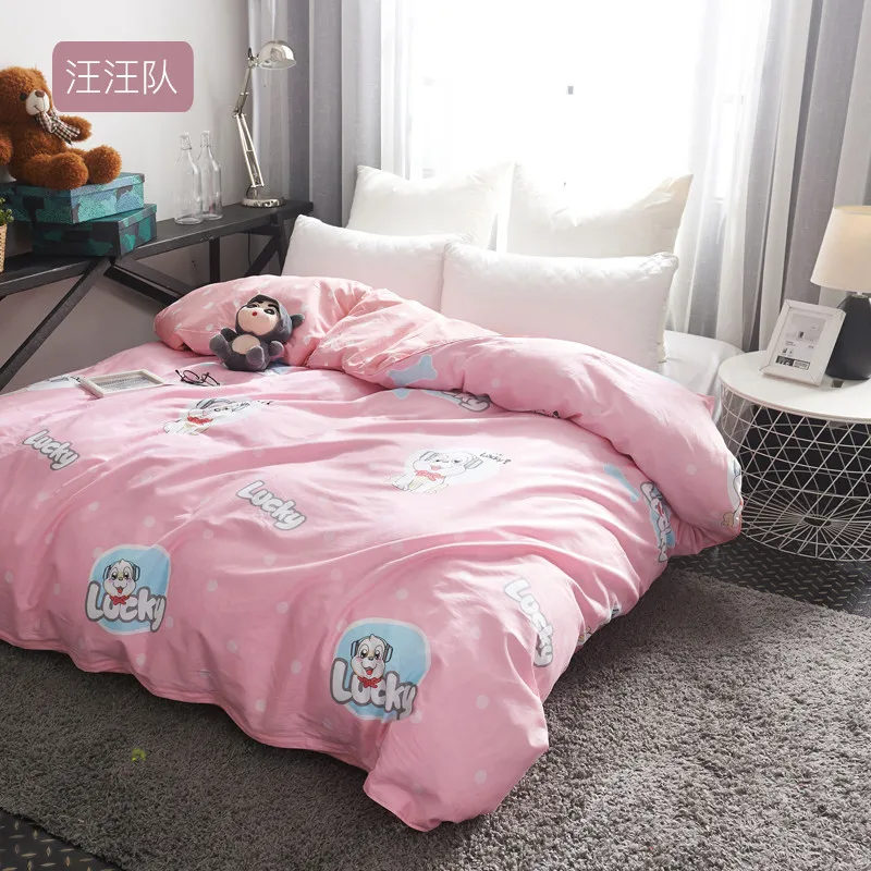 Милый мультяшный рисунок панды собаки мальчик девочка взрослые дети постельное