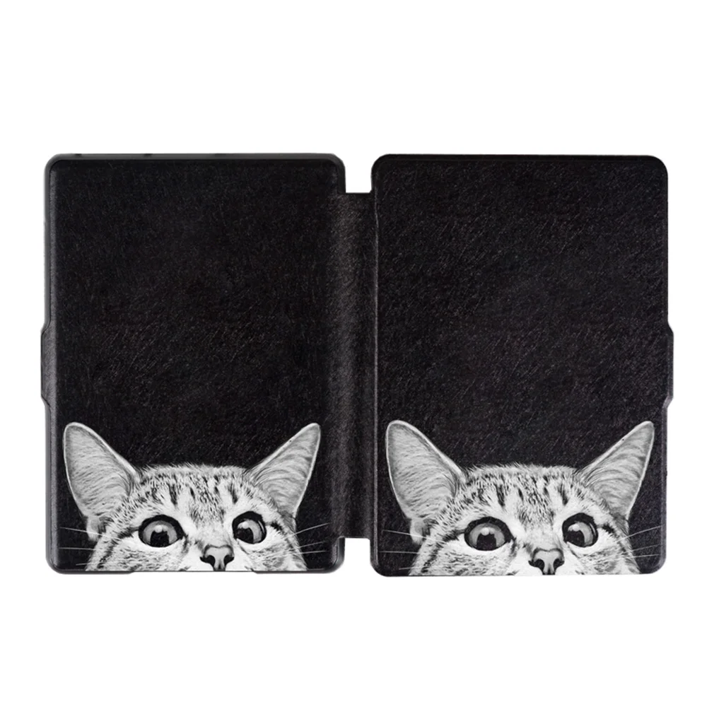 Серебряная Ссылка котенок печать Kindle Paperwhite 1/2/3 чехол кошка шаблон PU для Amazon E-Reader