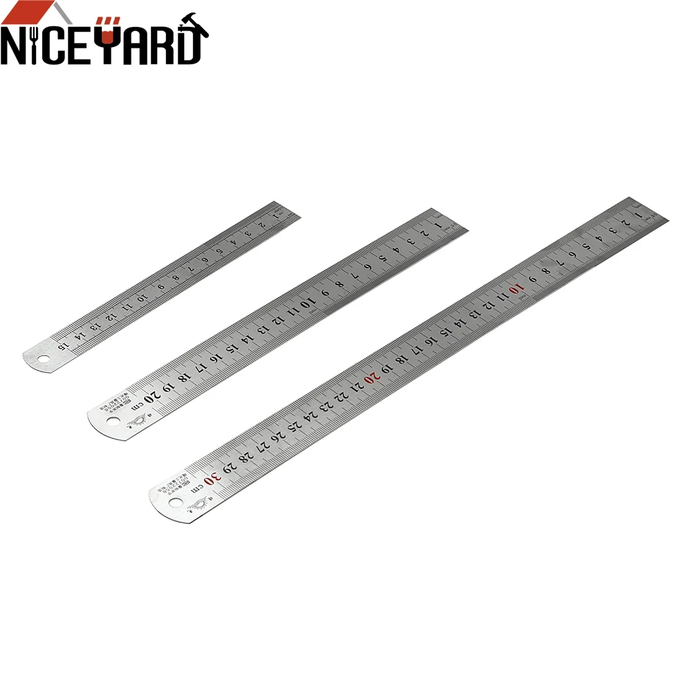NICEYARD 15 см 20 30 прямая Линейка двухсторонние измерительные инструменты из