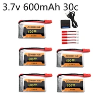 lipo battery 3 7v 600mah 802540 with jst plug for 1315s hj819 hj818 509w dfdf161 x400 x500 x800 rc quadcopter drone spare part