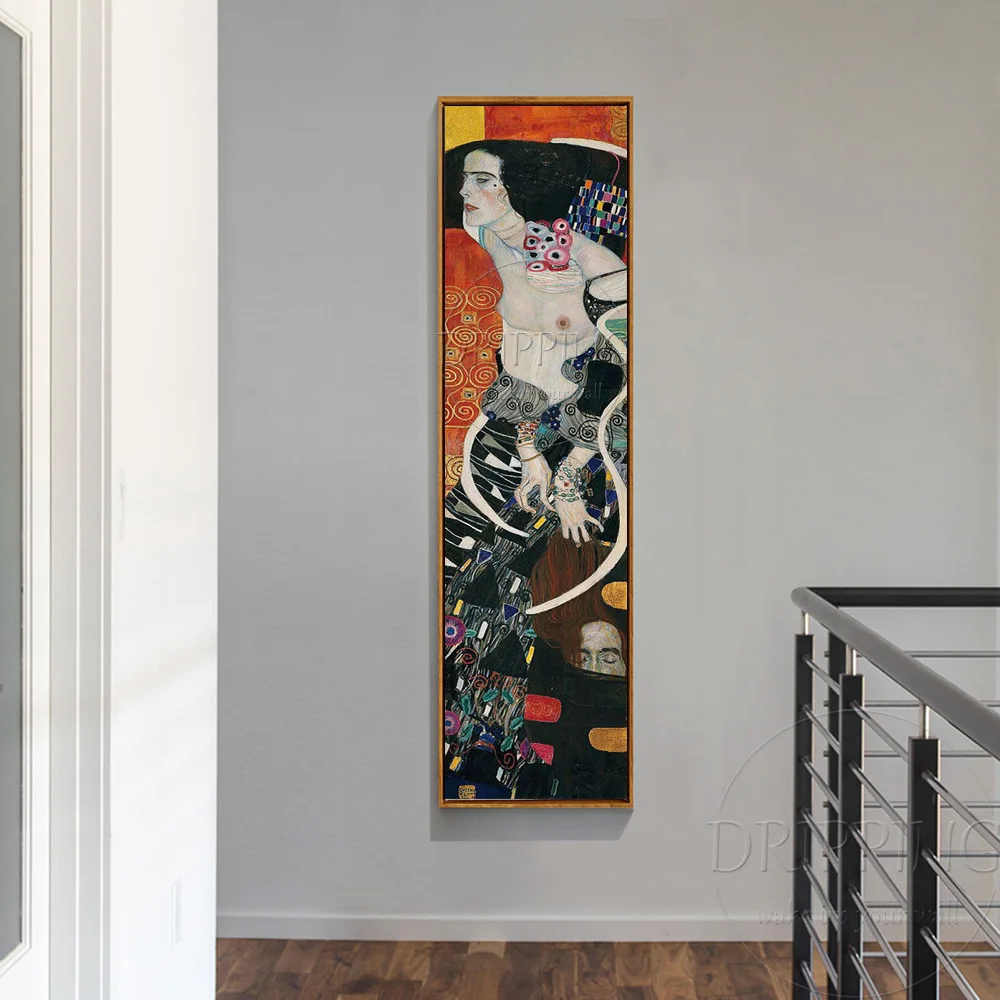 Профессиональный художник проявить высокое качество Gustav Klimt картина маслом на