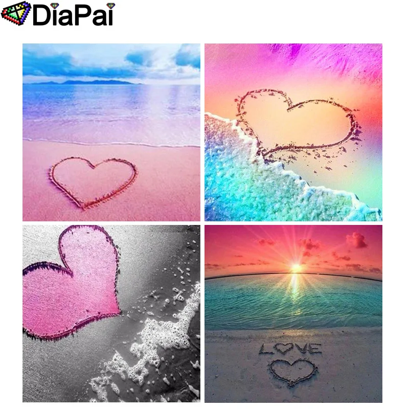 Полноразмерная/круглая Алмазная картина DIAPAI 5D сделай сам вышивка крестиком С